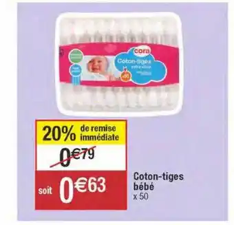 Migros Coton-tiges bébé offre