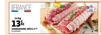 Auchan Viande bovine : rôti ** offre