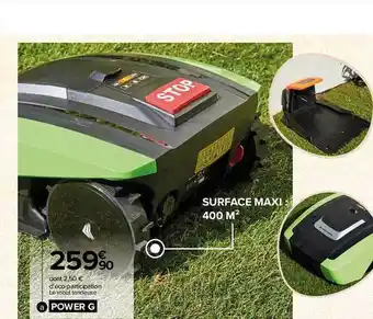 Carrefour Market Le robot tondeuse power g offre