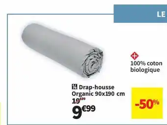 Drap-housse organic 90 x 190 cm