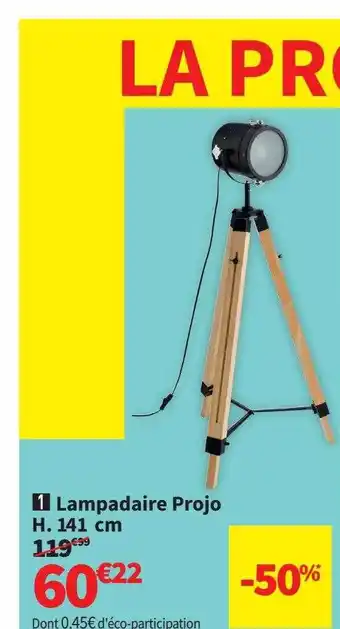 Conforama Lampadaire projo h.141 cm offre
