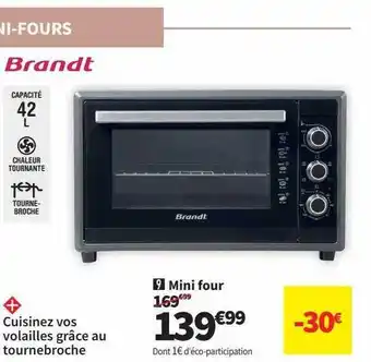 Conforama Mini four brandt offre