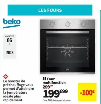 Four multifonction beko