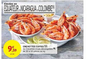 Intermarché Crevettes cuites offre