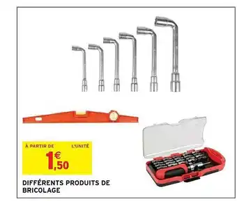 Intermarché Différents produits de bricolage offre