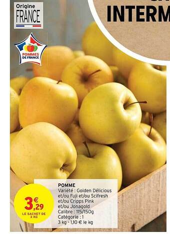 Intermarché Pomme offre