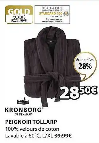 JYSK Peignoir tollarp kronborg offre