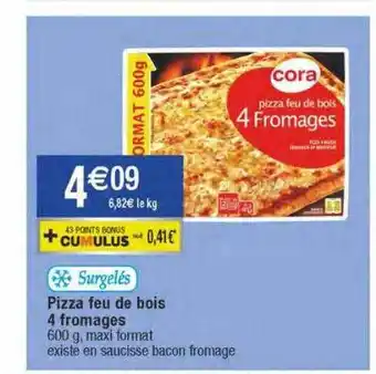 Migros Pizza feu de bois 4 fromages offre