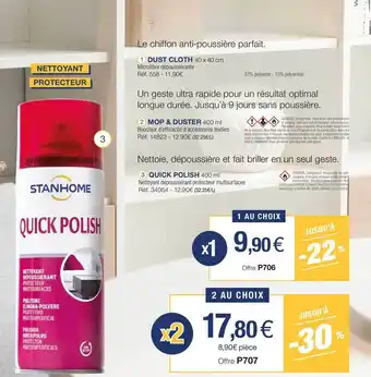 Stanhome Quick polish stanhome offre