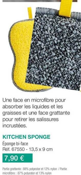 Kitchen sponge