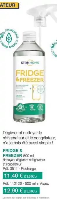 Stanhome Fridge & freezer stanhome offre
