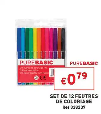 Trafic Set de 12 feutres de coloriage offre