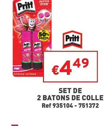 Trafic Set de 2 batons de colle offre