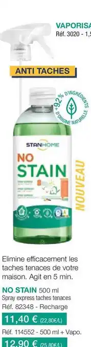 Stanhome No stain stanhome offre