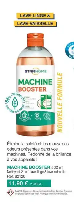 Stanhome Machine booster stanhome offre