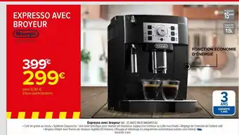 Expresso avec broyeur