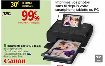 Imprimante photo 10 x 15 cm canon