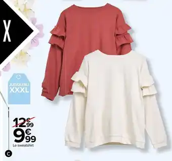 Carrefour Le sweatshirt offre