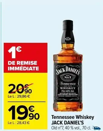 Tennesse whiskey jack daniel's