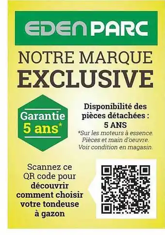 Espace emeraude Eden parc offre