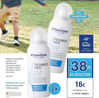 Stanhome Pedimist deo stanhome offre