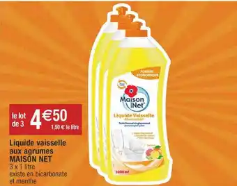 Liquide vaisselle aux agrumes maison net