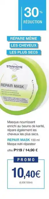 Stanhome Repair mask stanhome offre