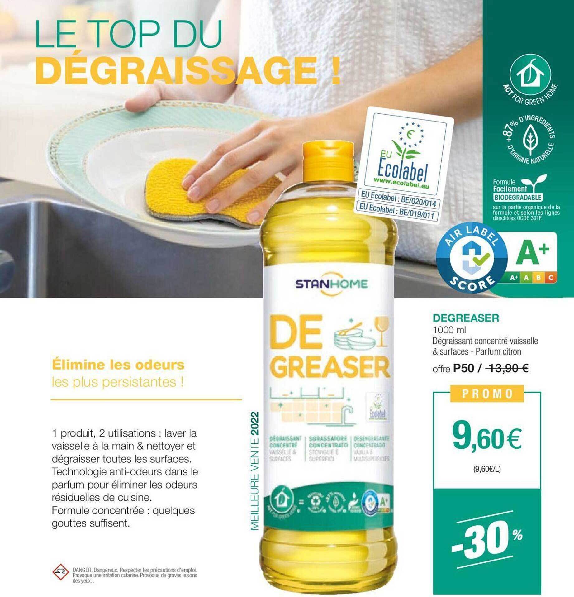 Promo Degreaser stanhome chez Stanhome