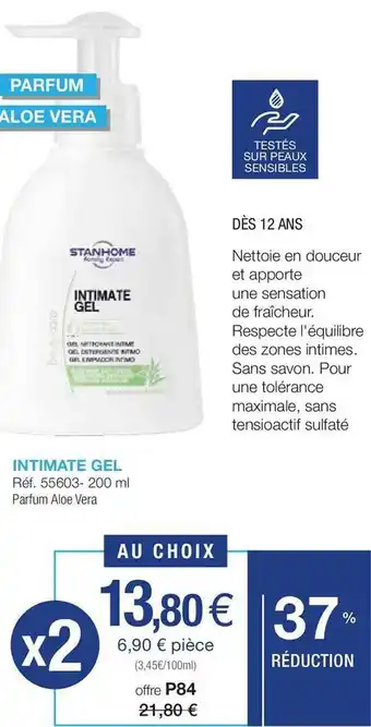 Stanhome Intimate gel stanhome offre