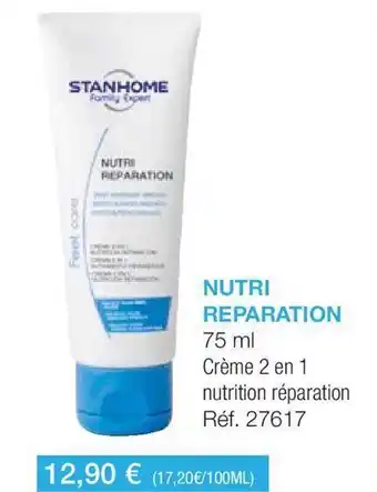 Stanhome Nutri réparation stanhome offre