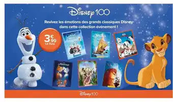 Carrefour Revivez les émotions des grands classiques disney dans cette collection événement ! offre