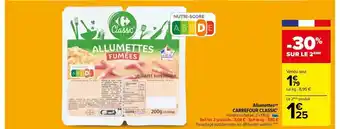 Carrefour Allumettes(o) carrefour classic' offre