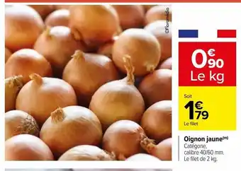 Carrefour Oignon jaune(m) offre