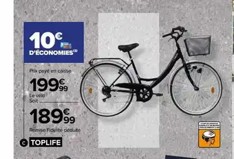 Carrefour Vélo city 40 offre