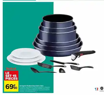 Carrefour Set ingenio 15 pièces easy cook'n clean offre