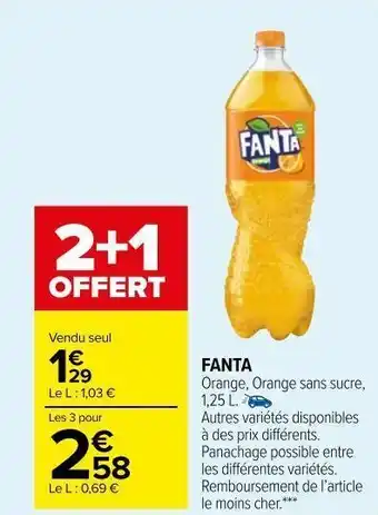 Carrefour Market Fanta offre