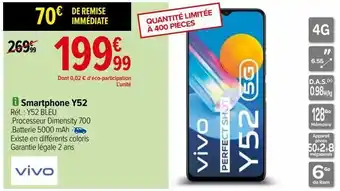 Smartphone y52 vivo