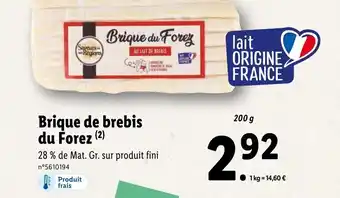Brique de Brebis du Forez