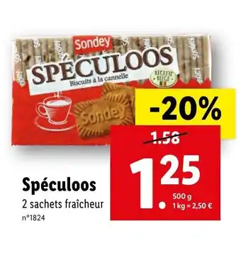 Lidl Spéculoos offre