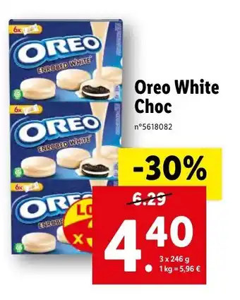 Lidl Oreo White Choc offre