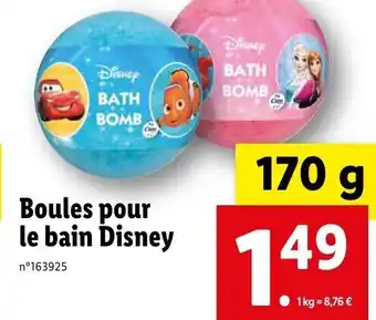 Lidl Boules Pour Le Bain Disney offre