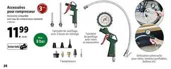 Lidl Accessoires Pour Compresseur offre