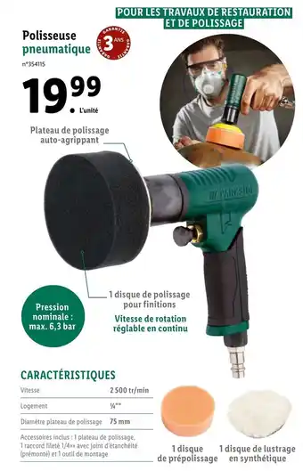 Lidl Polisseuse offre
