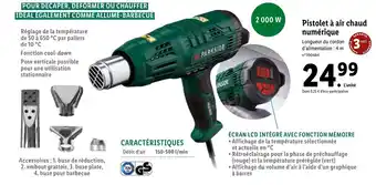 Lidl Pistolet à Air Chaud Numérique offre