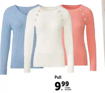 Lidl Pull offre