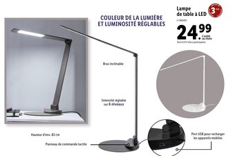 Lidl Lampe de Table à Led offre