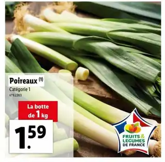 Lidl Poireaux offre