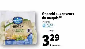 Lidl Gnocchi Aux Saveurs du Maquis offre