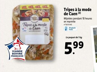 Tripes à La Mode de Caen