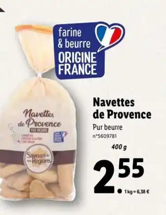 Lidl Navettes de Provence offre